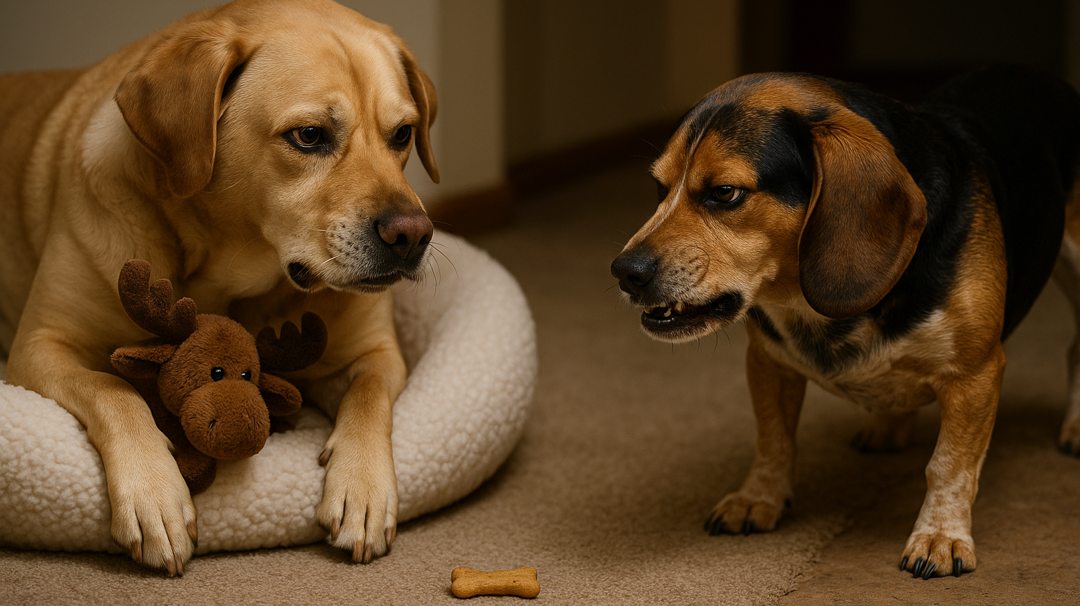 🐶 When Tank and Rudy Went to Battle Over Treat Supremacy