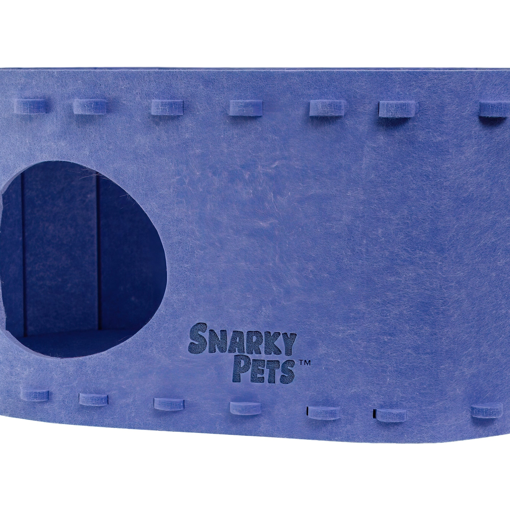 Tess & Liza Felt Cat Cave – Cozy Hideaway for Cats & Kittens | Eco-Friendly Felt Cat House | Durable & Spacious Cat Bed for Large Cats | Stylish Indoor Pet Furniture by Snarky Pets™ Brown